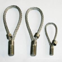 Boucles de câble métallique de levage préfabriquées pour le matériel de construction